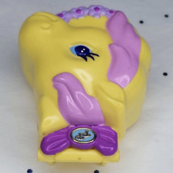 Vintage 1994 Polly Pocket Pony Ridin' Compact Bluebird - Picture 5 of 6